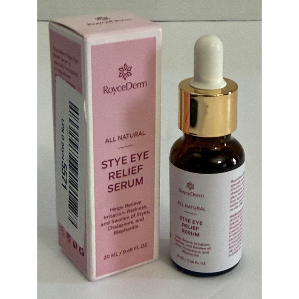 RoyceDerm Stye Eye Relief Serum All Natural 20ml 0.68 fl oz Redness Irritation